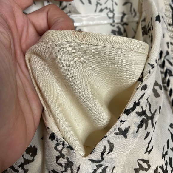 Anthropologie | NWT Talulah Tiered Boho Midi Dress Cream Black S - Picture 5 of 9